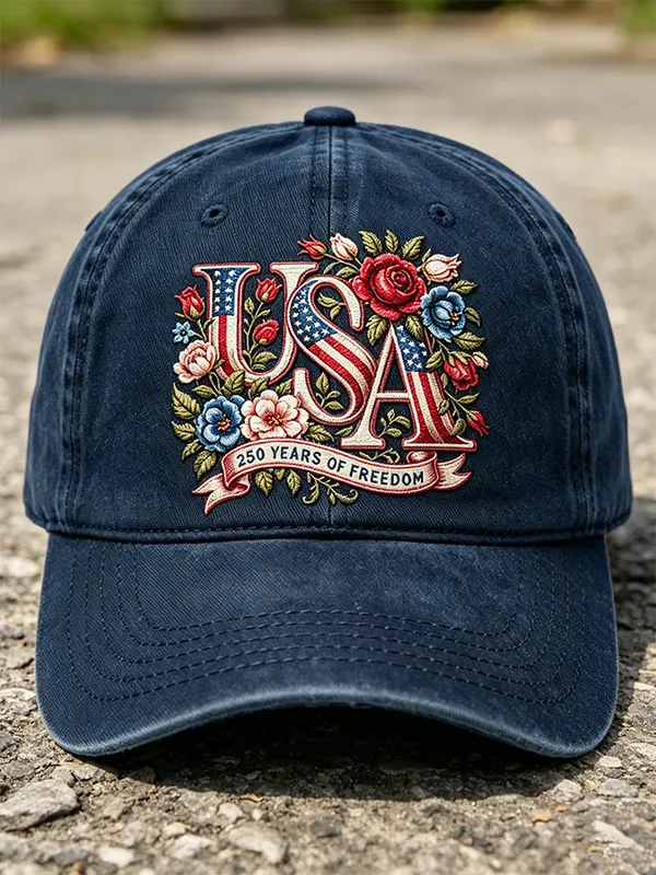 250th Anniversary Embroidered Duck Tongue Hat in the United States