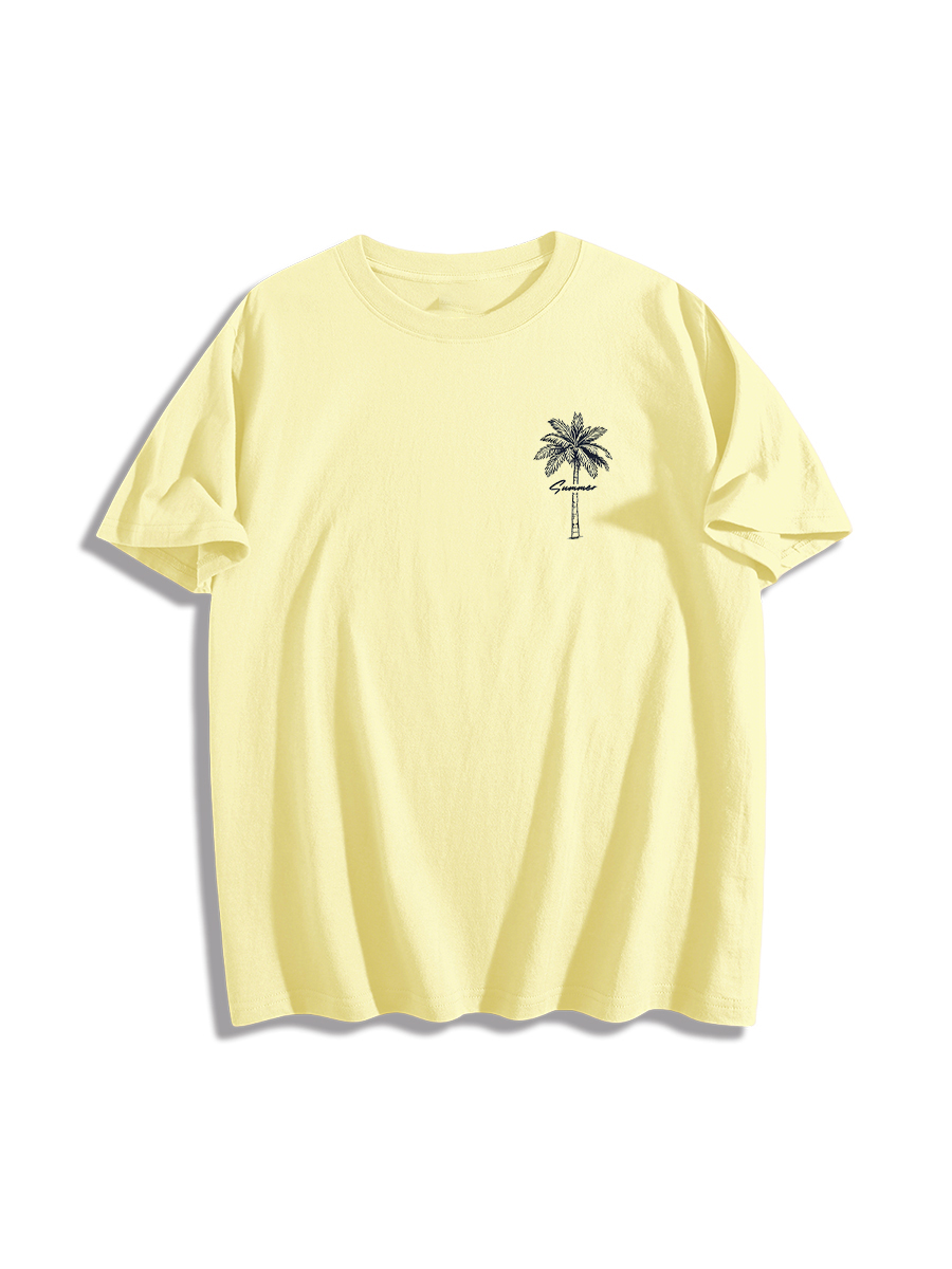 Palm Tree Summer Vibe Graphic T-Shirt