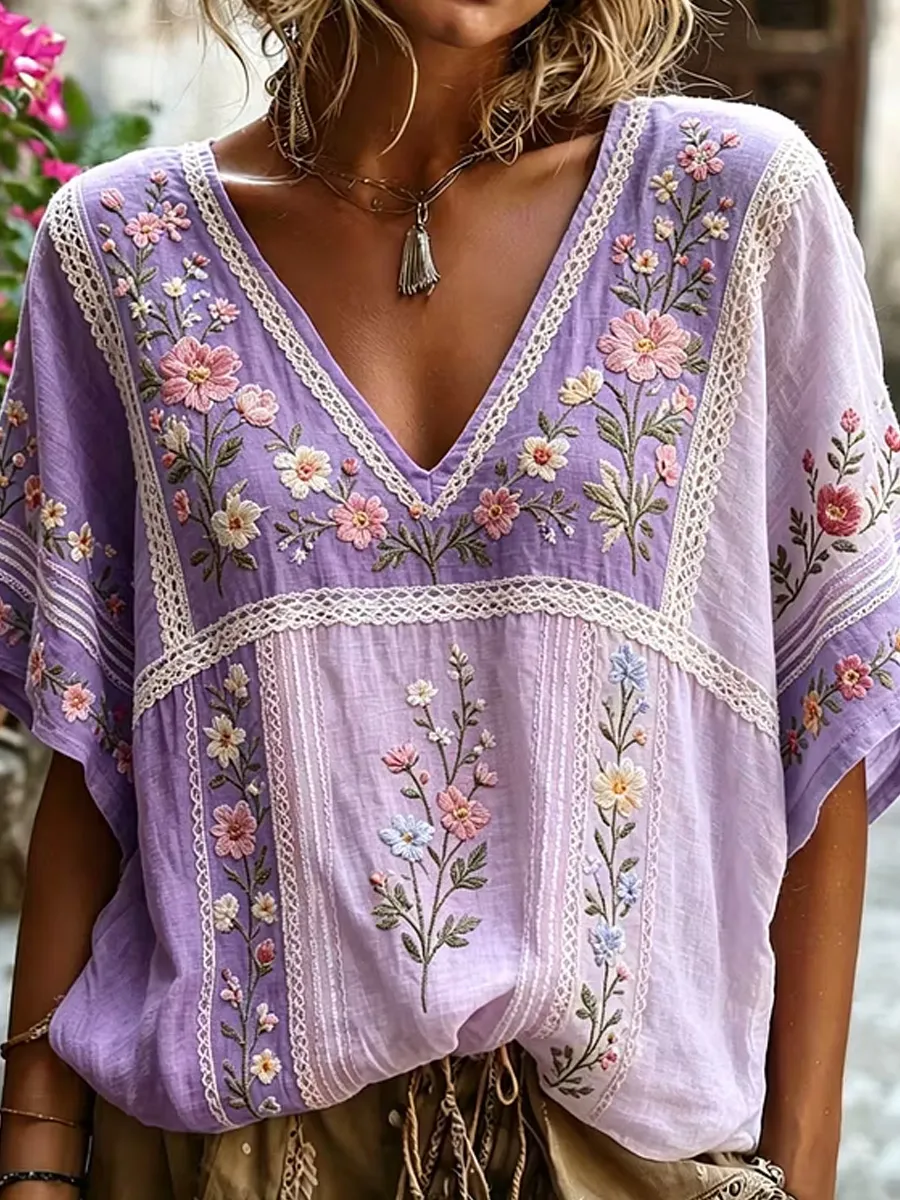 Women's Casual Print Short Sleeve T-shirt
