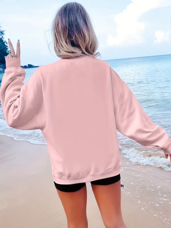 Tenta-Cool Print Long Sleeve Women Sweatshirt