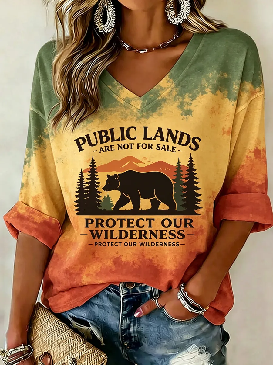Women's Land Conservation Casual Short Sleeve Tee