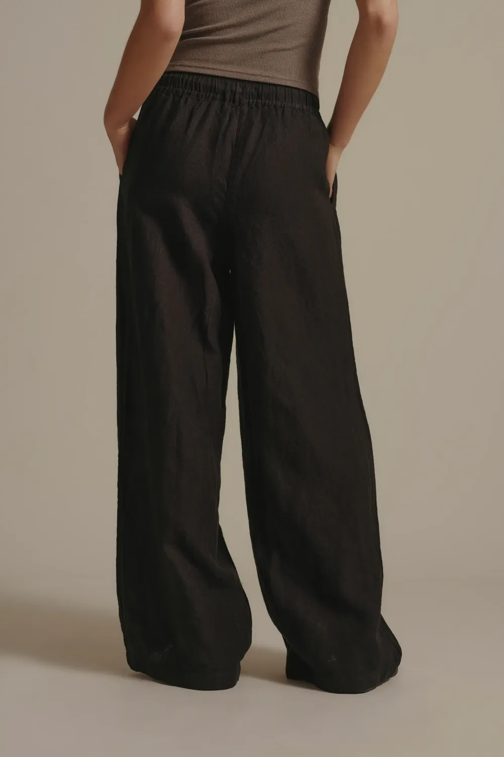 Wide Leg Linen Pants