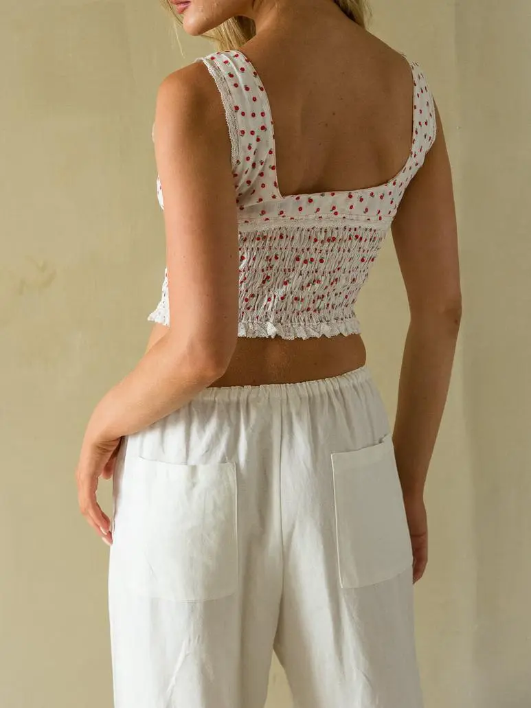 Picnic Smocked Top