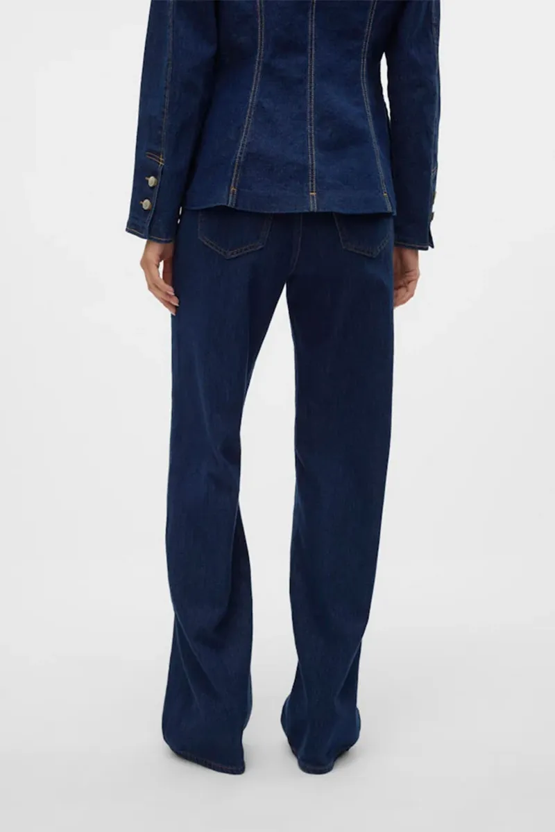 Fashion High Rise Wide Leg Jeans