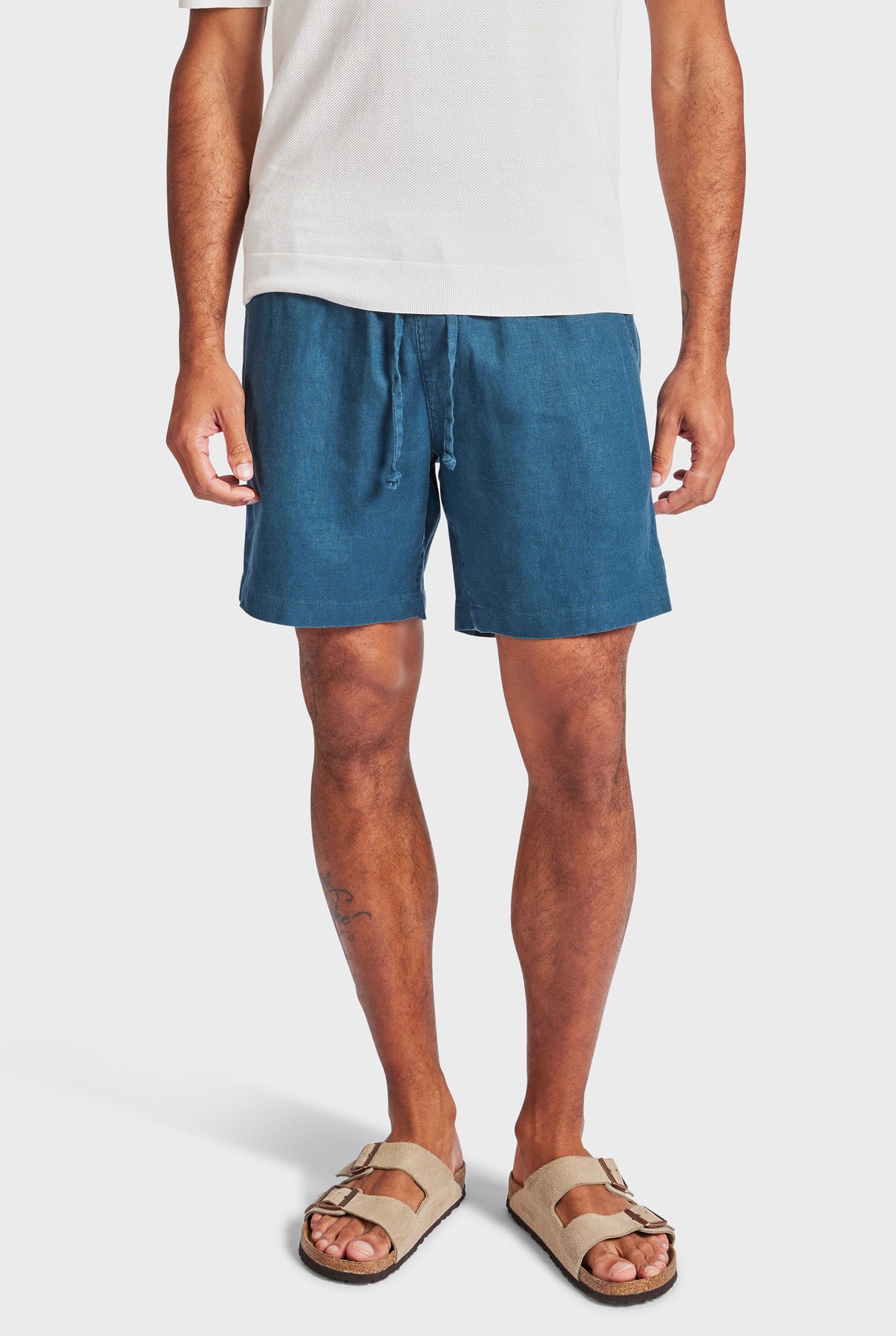Riviera Linen Short-Bluegrass