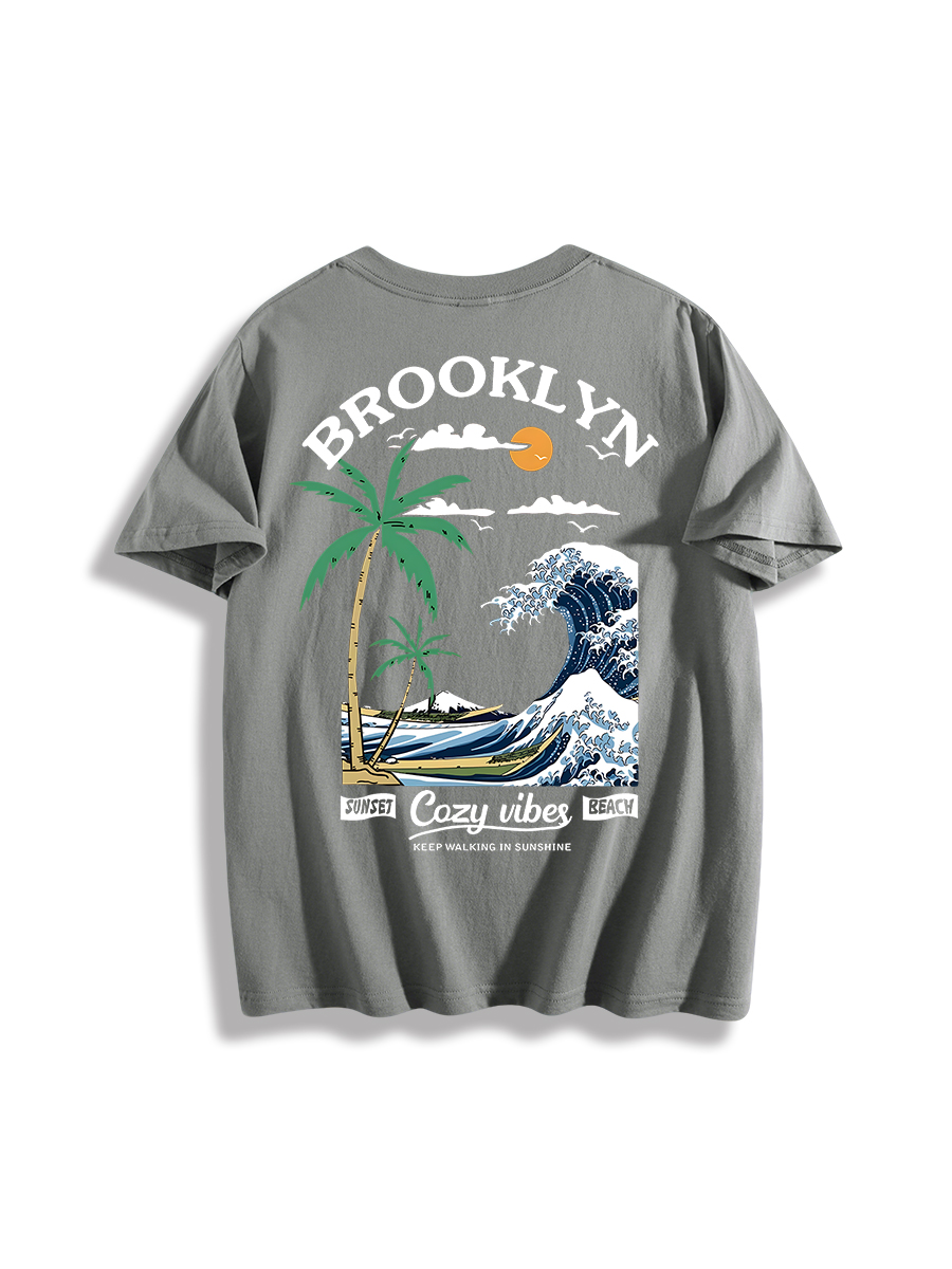 Coastal Brooklyn Inspired Graphic T-Shirt