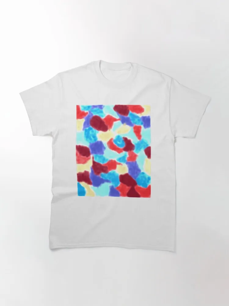 Tye Dye Look Multi Color Classic T-Shirt