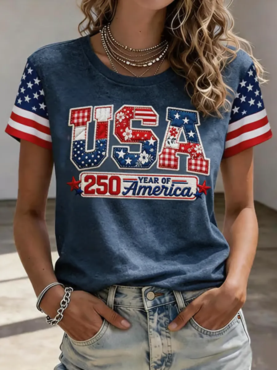Women's 250th Anniversary Printed T-shirt