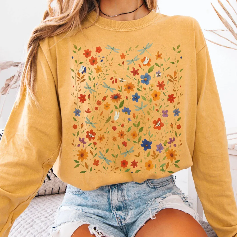 Wildflowers Long Sleeve Shirt