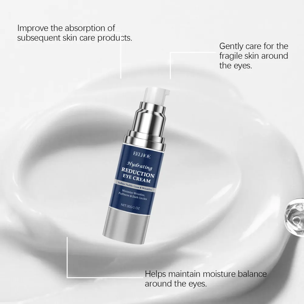 Eye cream is refreshing, moisturizing, hydrating, elastic, gentle and skin friendly. It provides daily care, nourishment and delicacy to the skin around the eyes