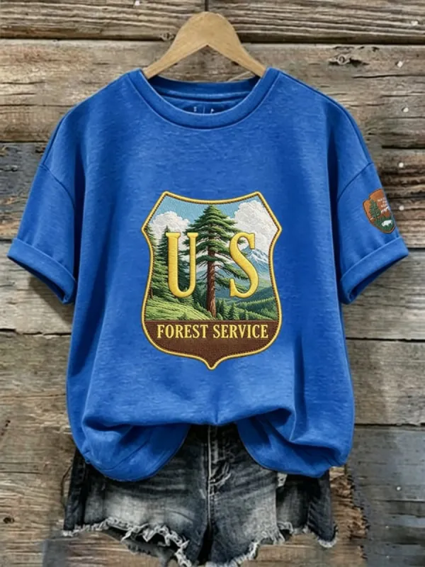 Women's Forest Conservation Print T-shirt