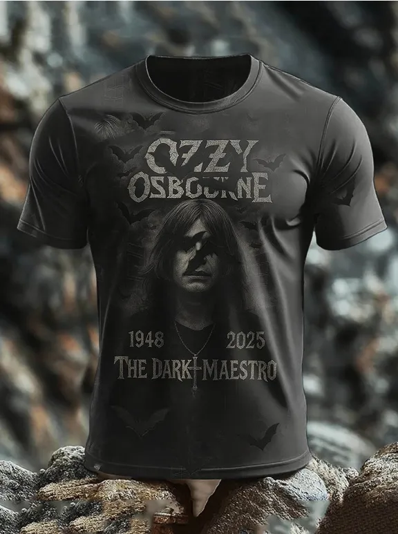 Men'S Ozzy Osbourne Short Sleeves T-Shirt