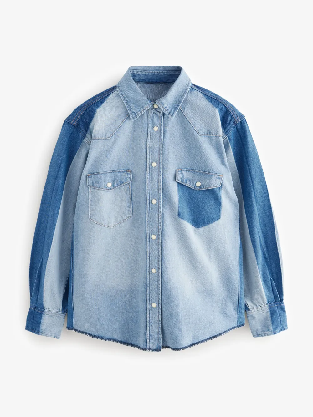 Loose Denim Casual Outing Office Shirt