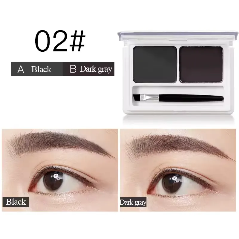 Easy-To-Apply Natural Sweat-Proof Multi-Color Eyebrow Gel