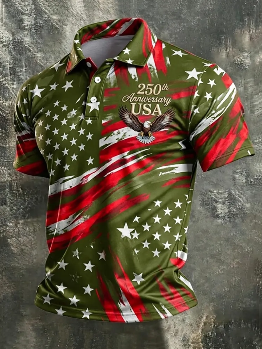 Men's 250th Anniversary Print Business Top