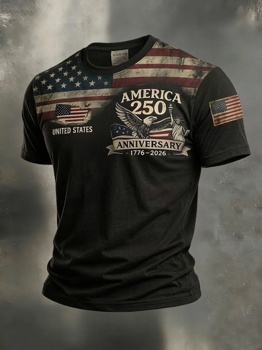 Men'S 250Th Anniversary Of The United States Short-Sleeve T-Shirt