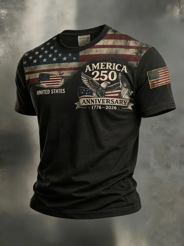 Men'S 250Th Anniversary Of The United States Short-Sleeve T-Shirt