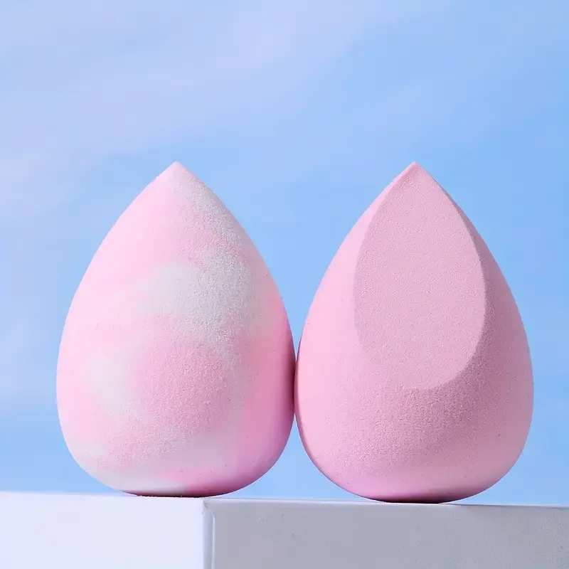PU Makeup Sponges With 2 Pink Drop