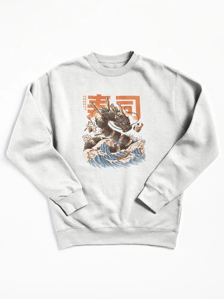 Great Sushi Dragon Pullover Sweatshirt