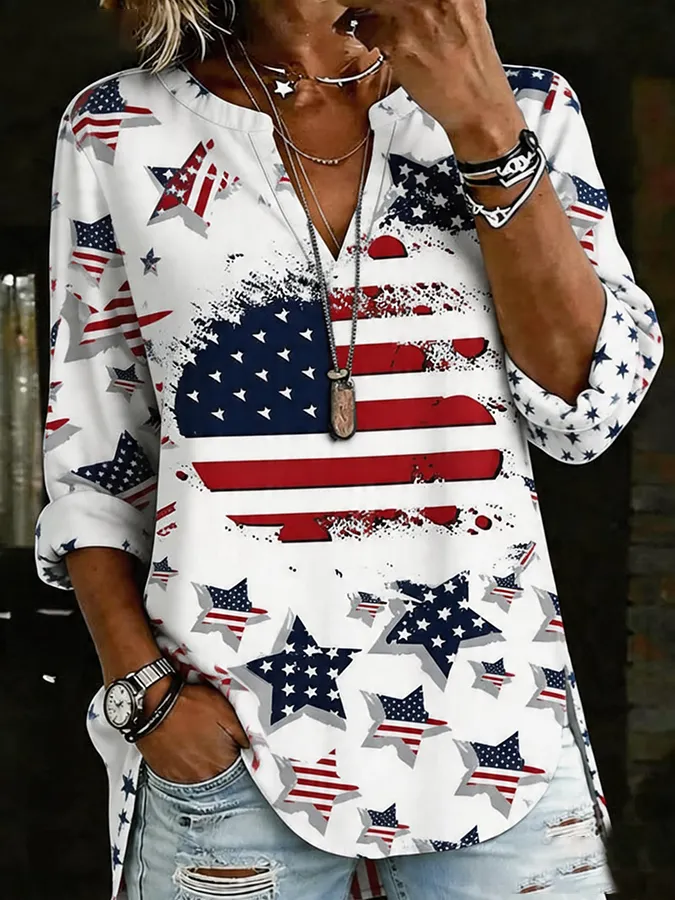 Ladies' Retro Flag Shirt