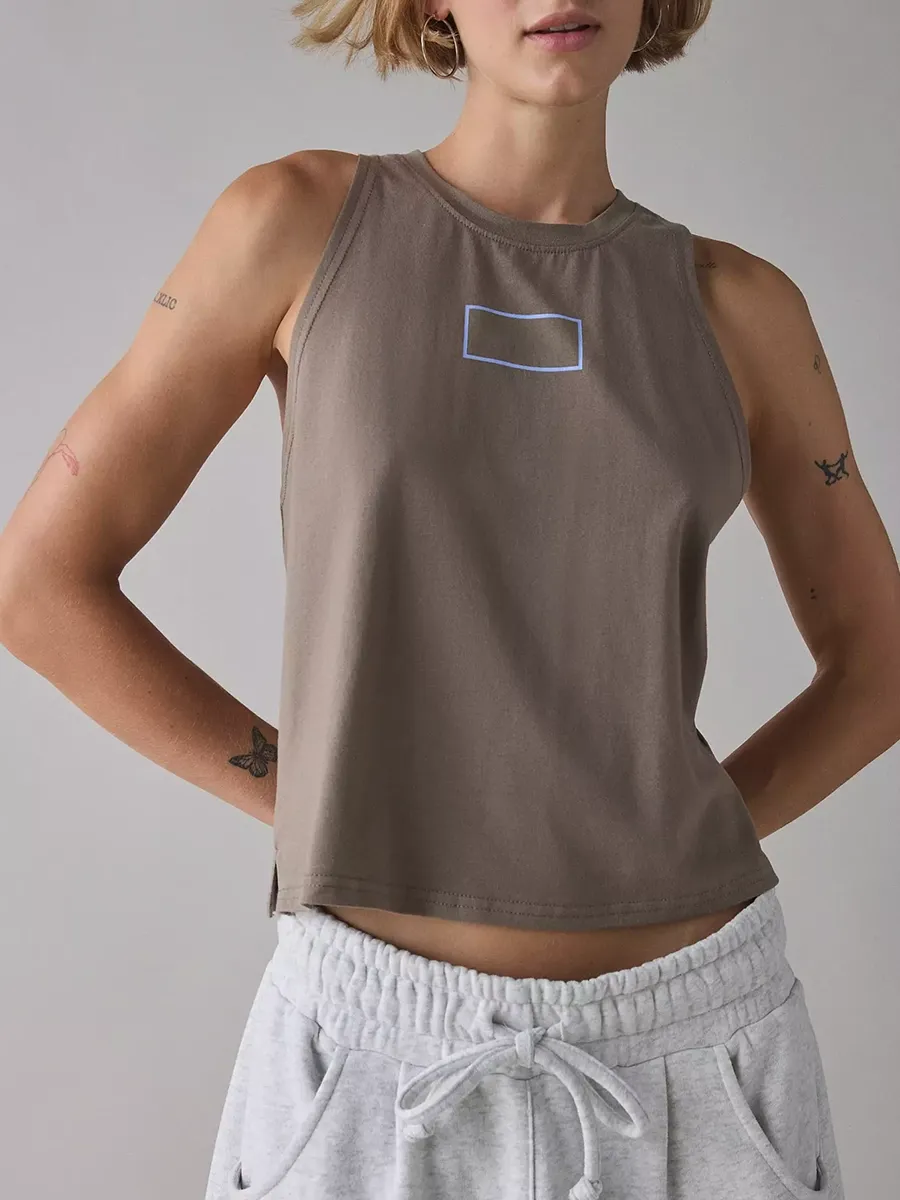 Women's Printed Pure Cotton Sleeveless Vest