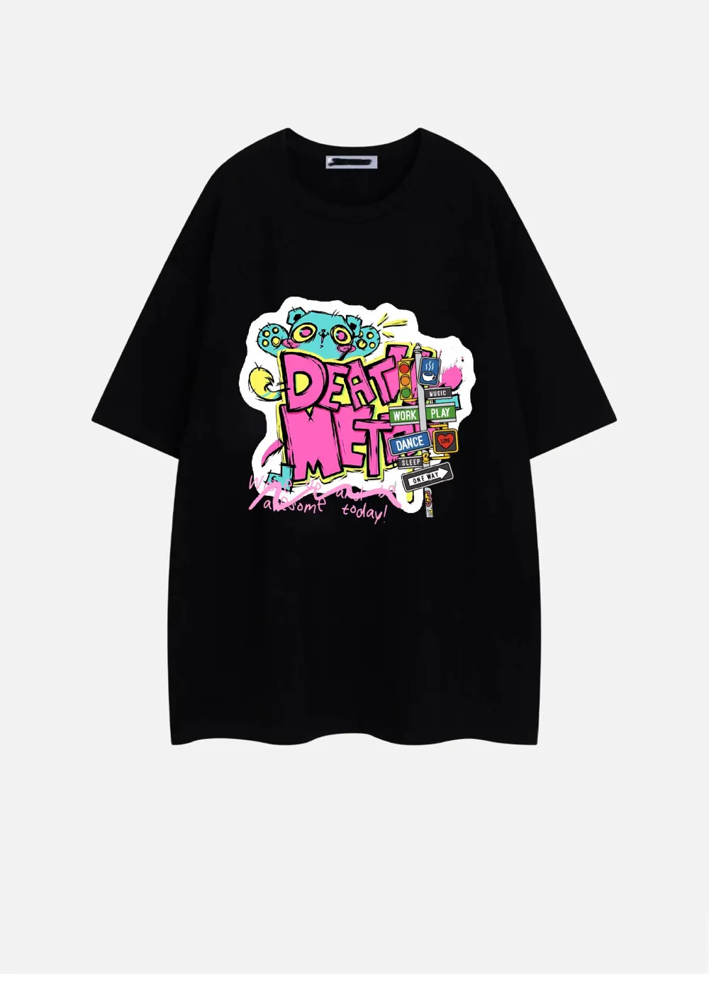Women's Cute Pattern Printed T - Shirt