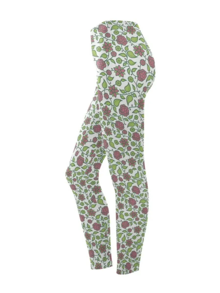 Retro Rose Leggings