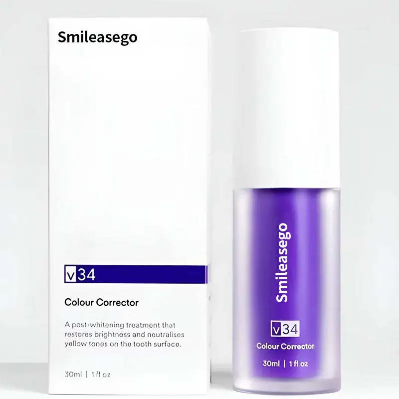 Teeth Whitening Serum, Color-Correcting Serum to Neutralize Yellow Stains