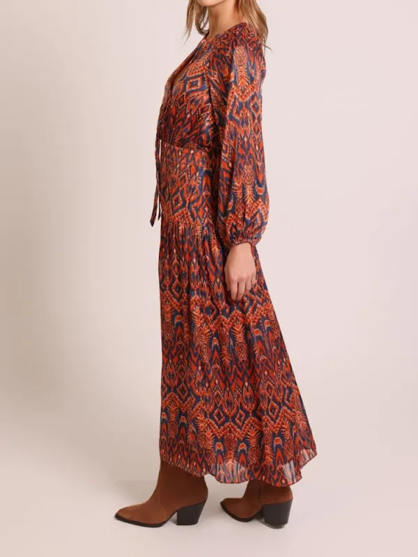Boho Print Maxi Dress