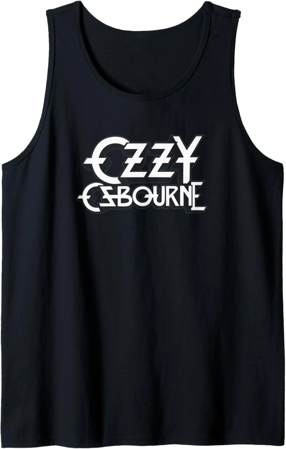 White Logo Tank Top