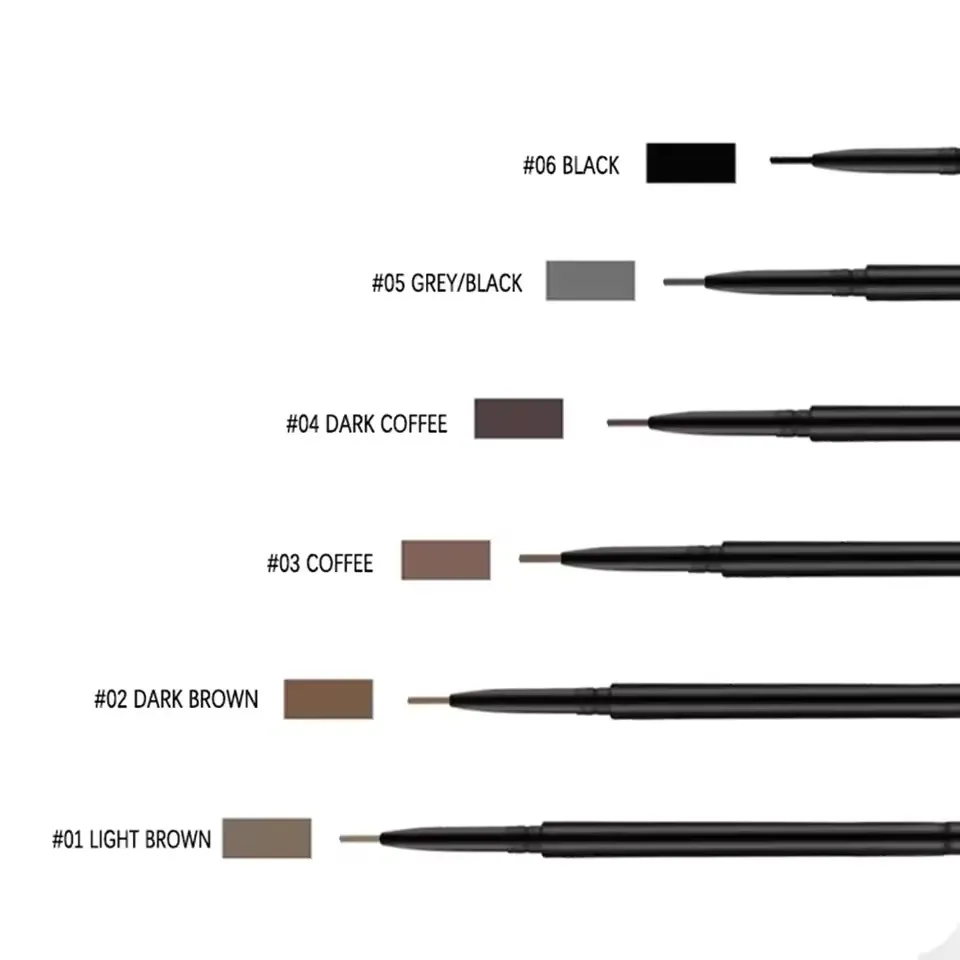 Long-Lasting Sweat-Proof Double-Ended Eyebrow Pencil