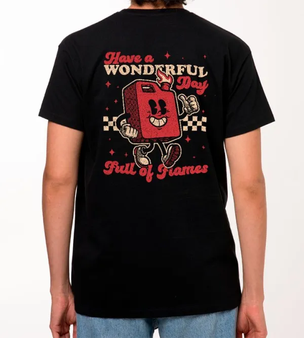 Full of Flames Art Graphic T-Shirt