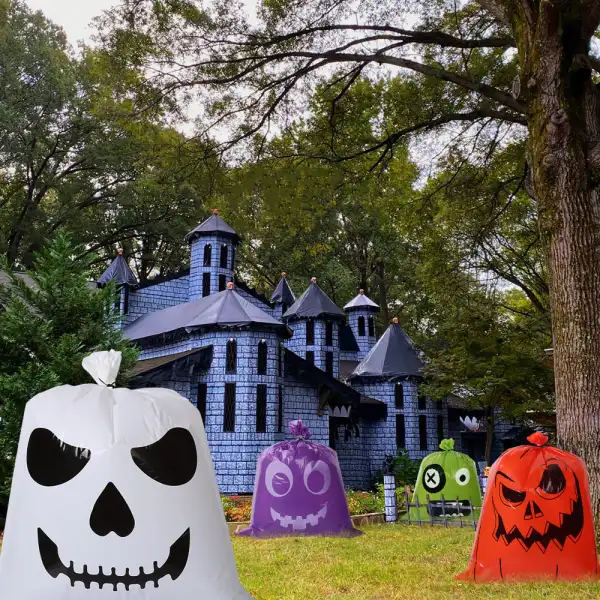 2pcs Halloween Quirky Decorative Leaf Bag 24*30in (61*76.2cm)