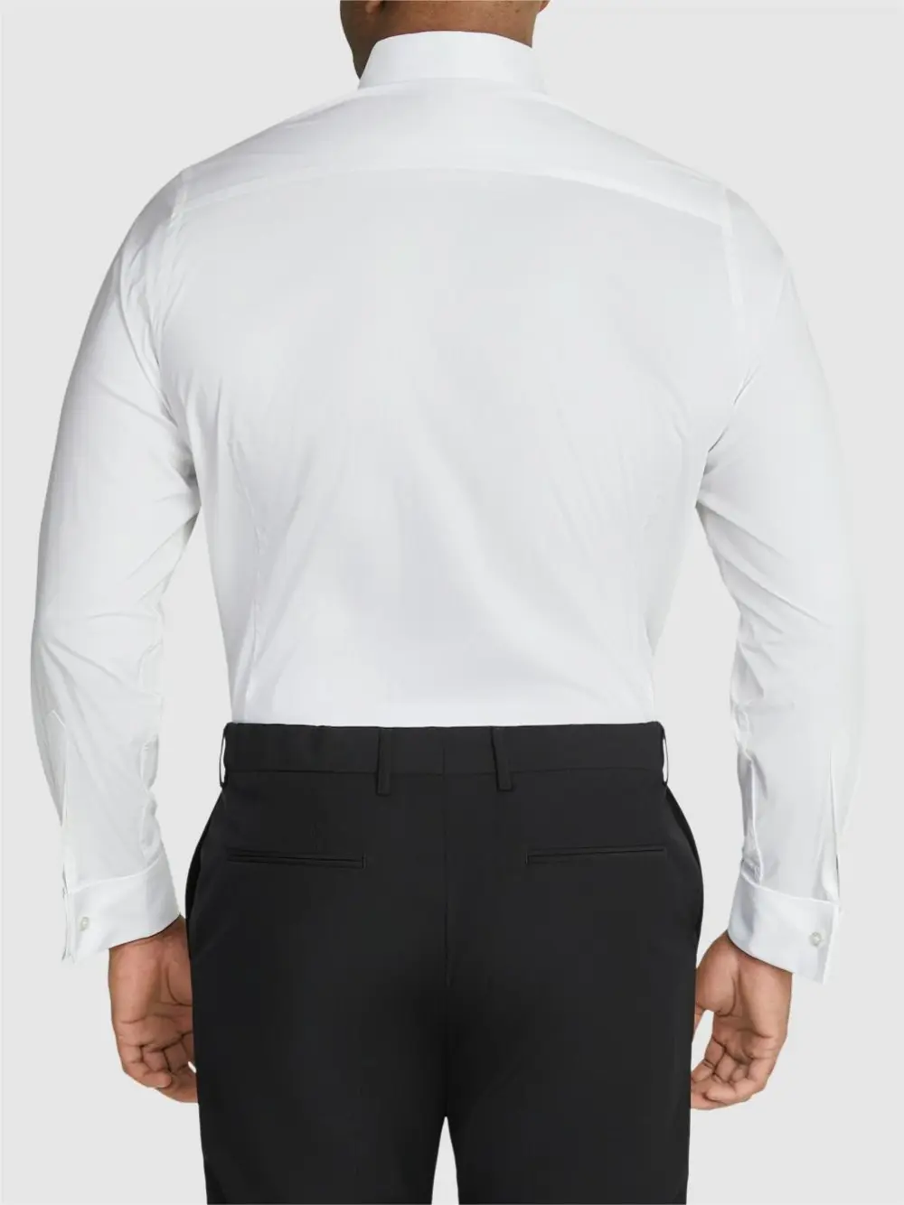 White Tuxedo Stretch Dress Shirts