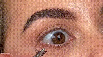 Fox-eye glue-free false lashes