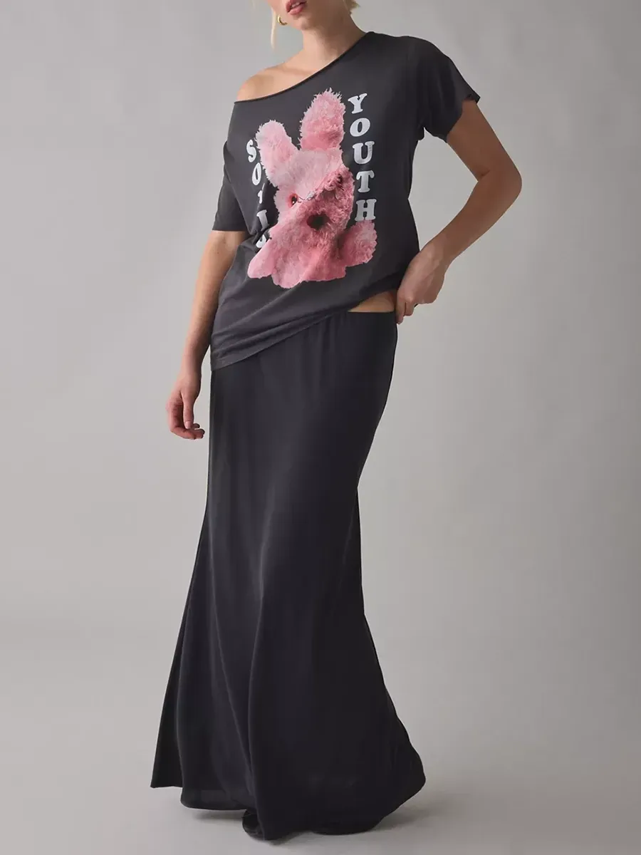 Women's Rock Style Pure Cotton T-Shirt
