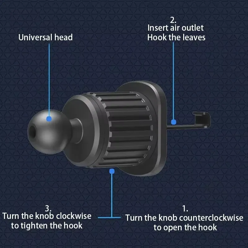 360 Degree Adjustable Mobile Phone Holder For Cars