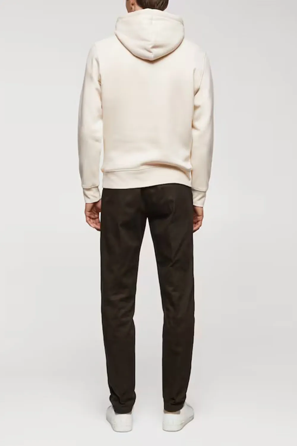 Solid Color Front Pocket Casual Hoodies