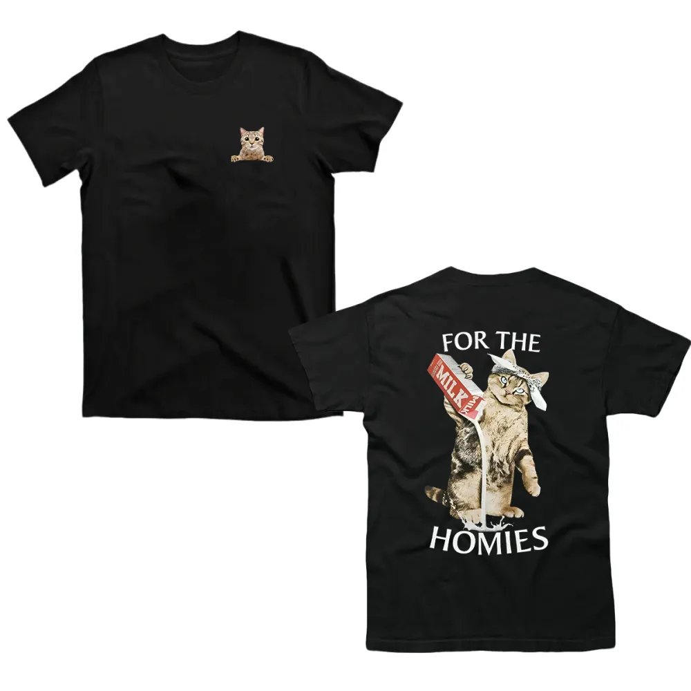 Cat Kitten Small Logo T-Shirt