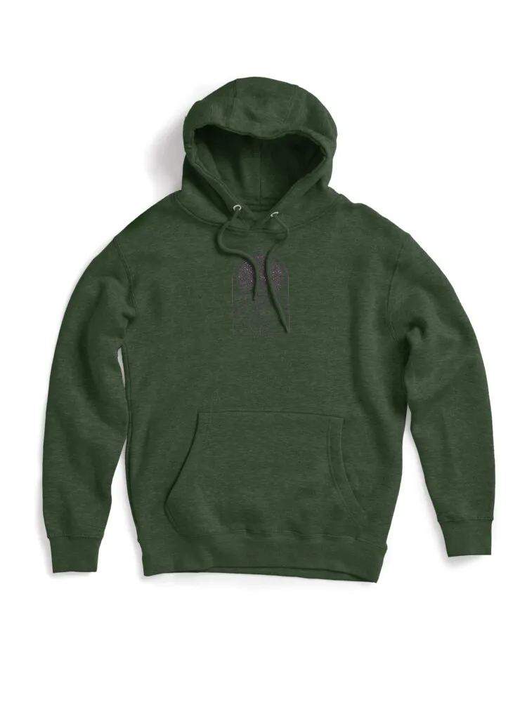 Space Time Themed Graphic Hoodie