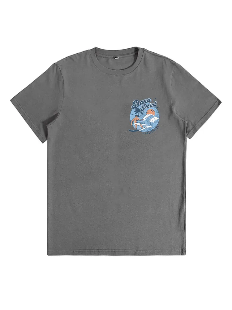 Vintage Surfing Dana Point, California Retro Sunset Surf California T-Shirt