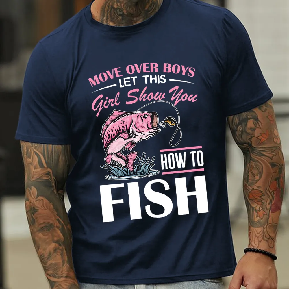 Empowering Fishing Message T-Shirt