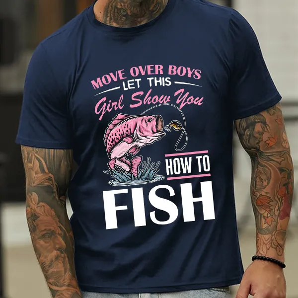 Empowering Fishing Message T-Shirt