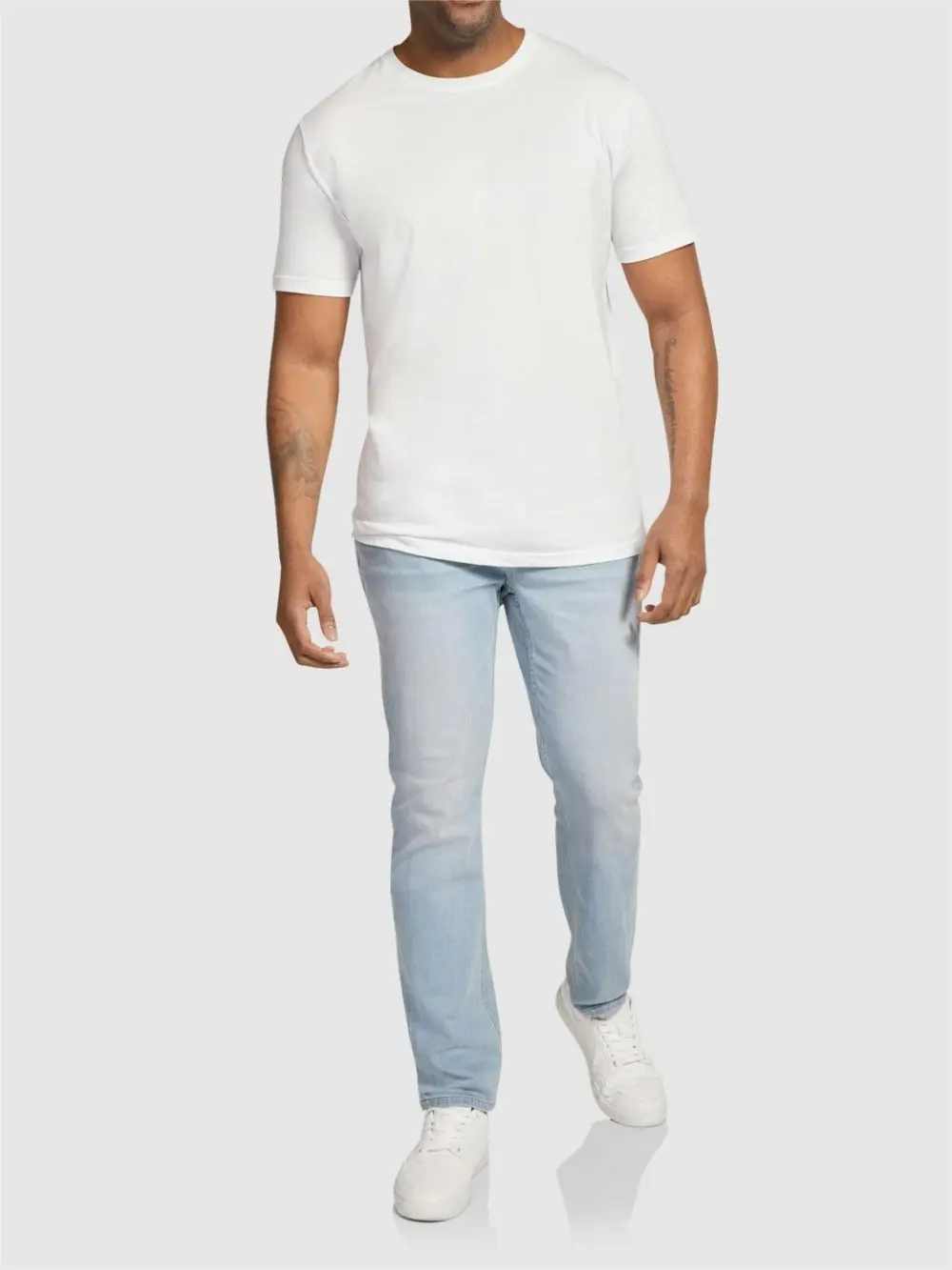Dark Wash Tapered Jeans