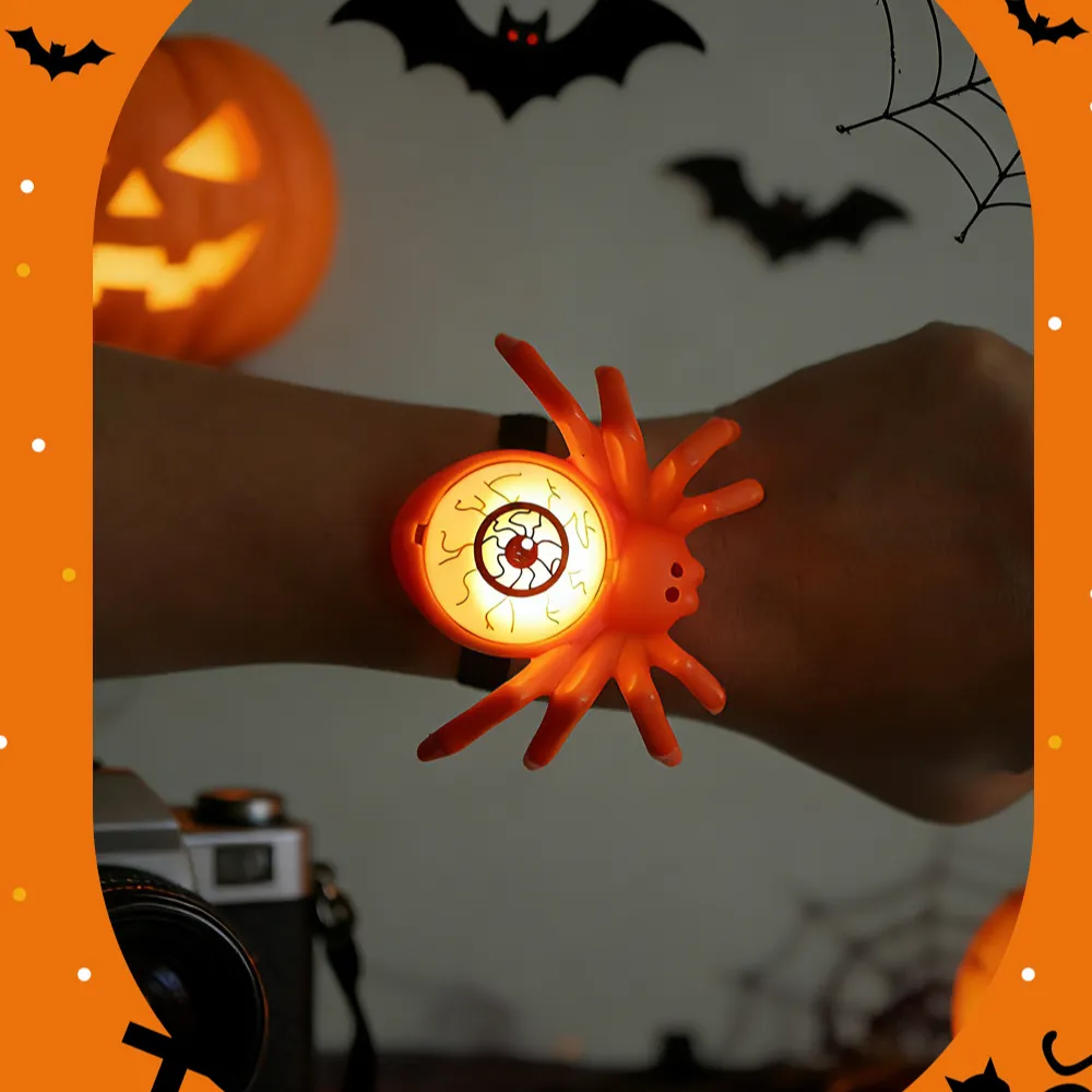 Halloween Halloween Glowing Light Spider Watch