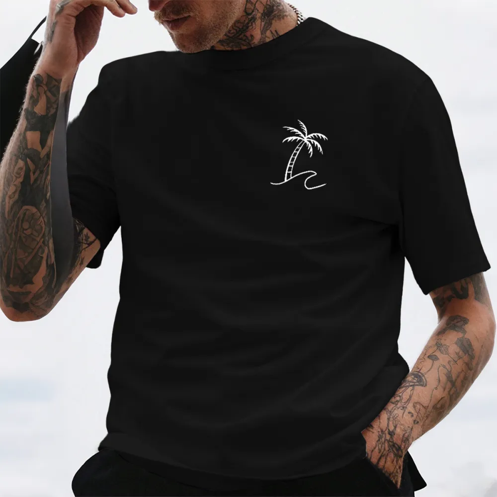 Minimalist Palm Beach Inspired Graphic T-Shirt