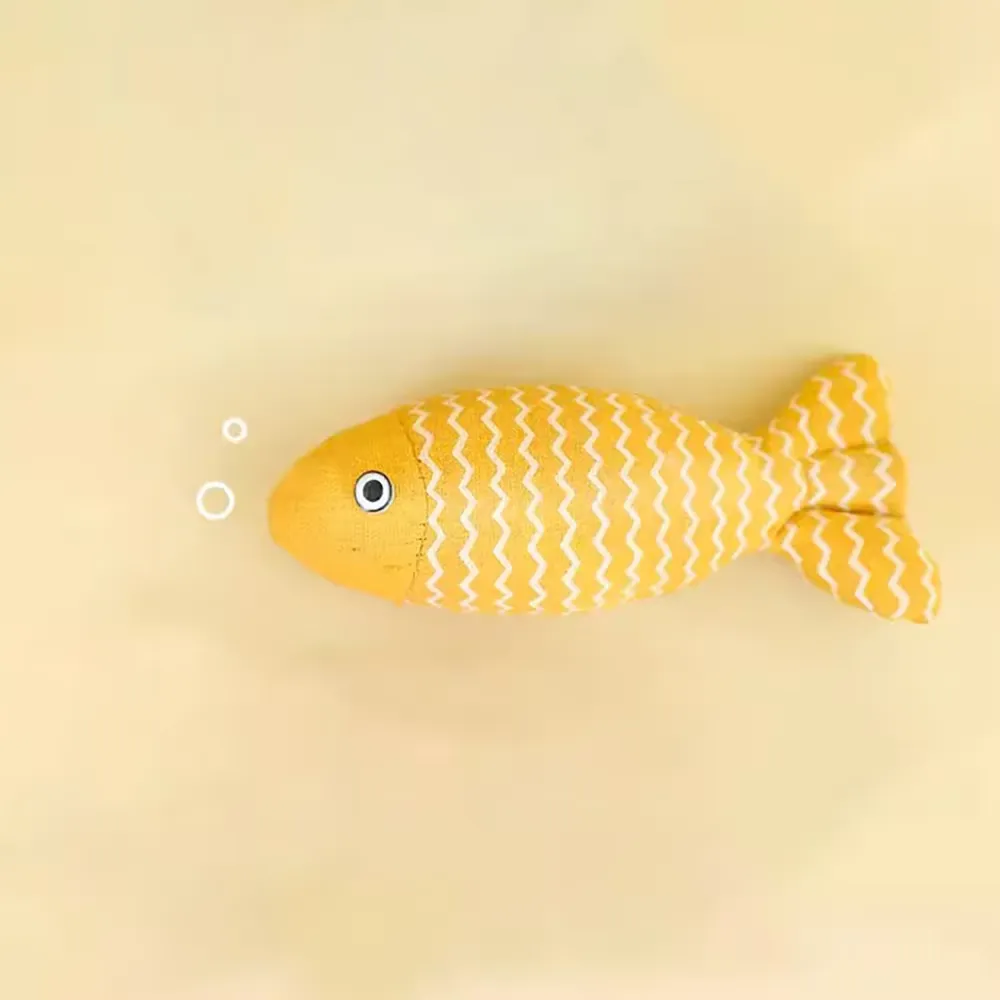 Cat Fish Toy Cat Scratcher Catnip Toy