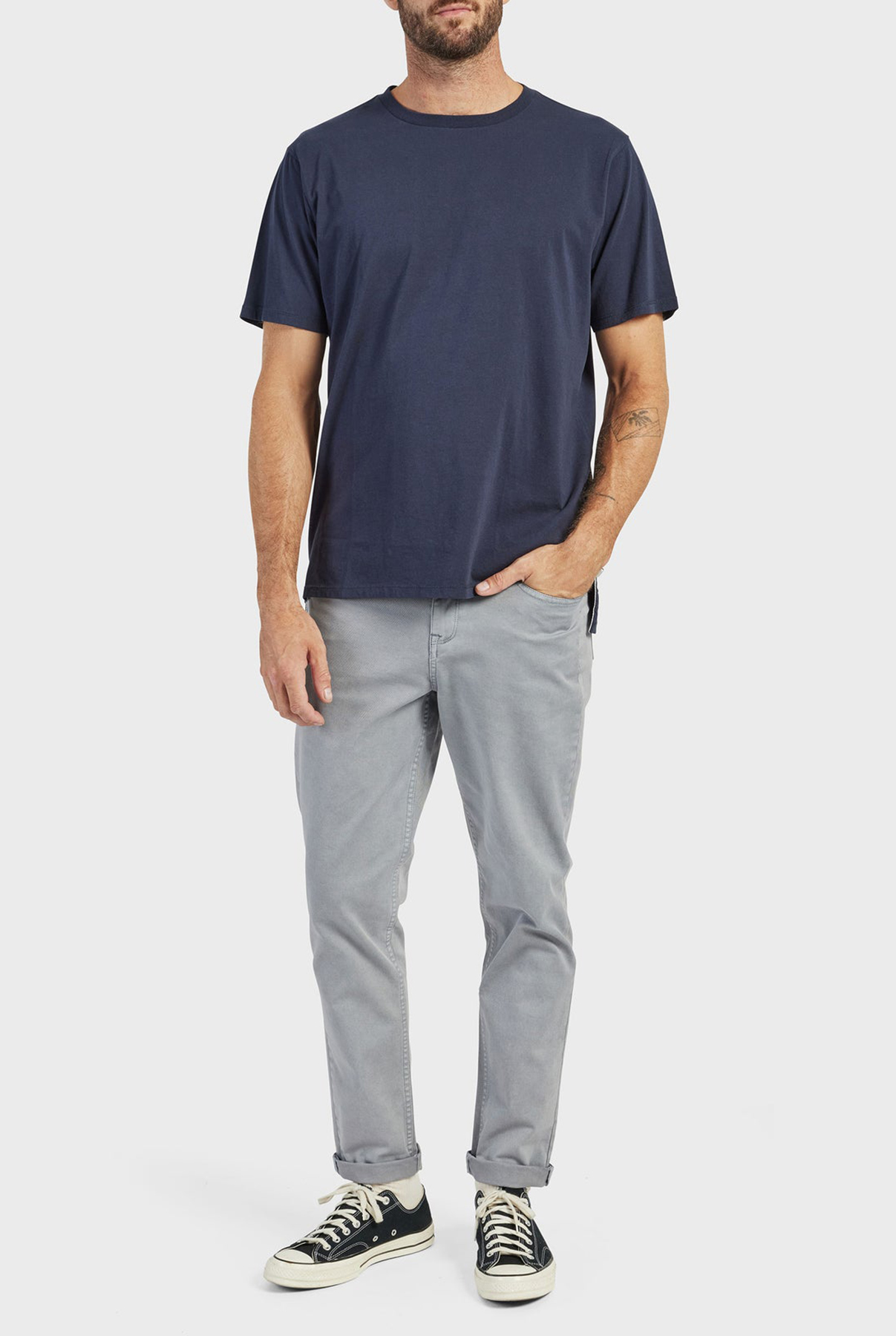 Jensen 5 Pocket Pant-Almond tan