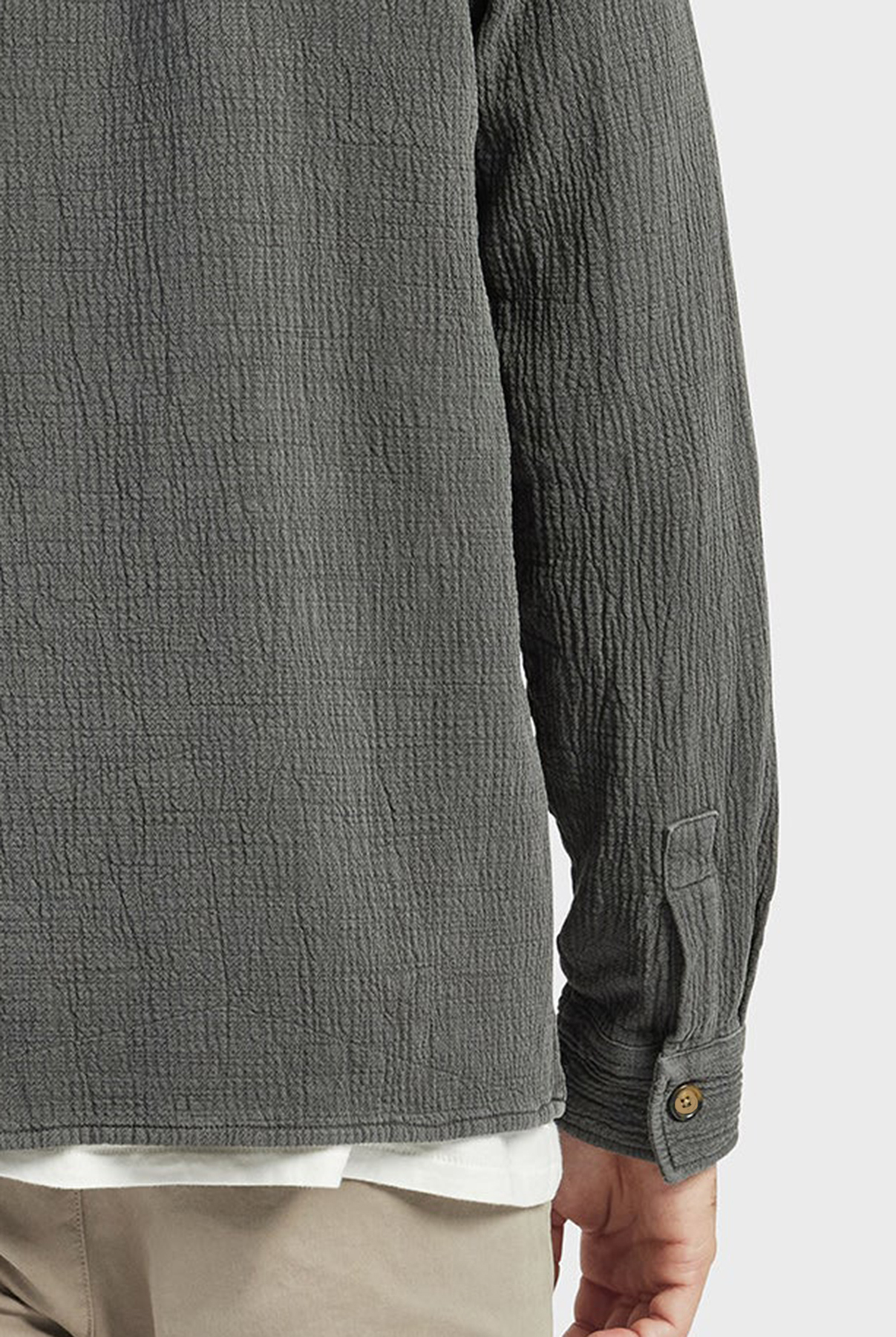 Charter Overshirt-Titanium grey