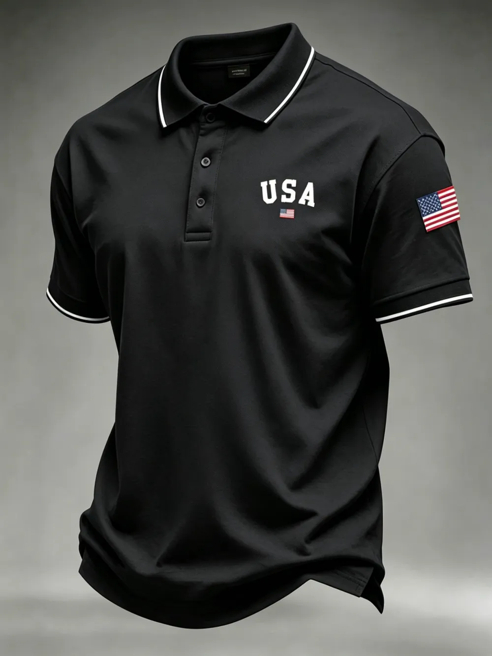 Men'S Casual 250Th Anniversary Celebration Of The Founding Of The United States Independence Day Personalized Printed Polo Shirt